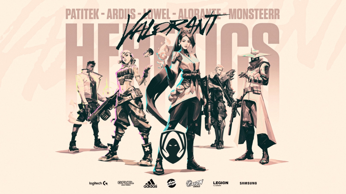 Nova line-up da Team Heretics