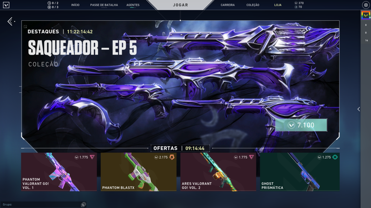 Nova Karambit chegou no pacote Saqueador 2.0