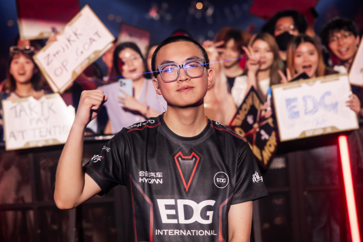 Zmjjkk, da EDG ficou "chateado' por eliminar a Bilibili