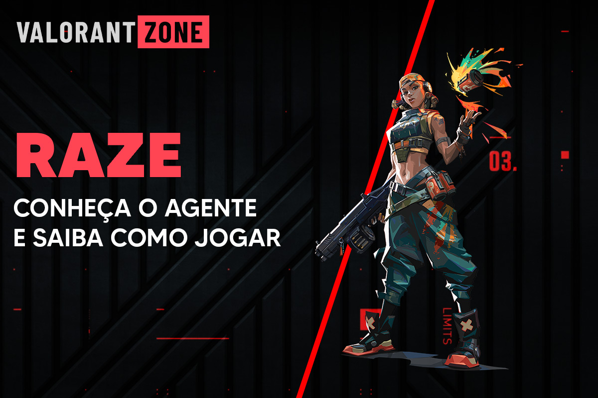 Agente Raze no VALORANT
