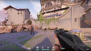 Habilidade Dispensar (E) da Reyna no VALORANT.