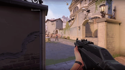 Habilidade Olhar Voraz (C) da Reyna no VALORANT.