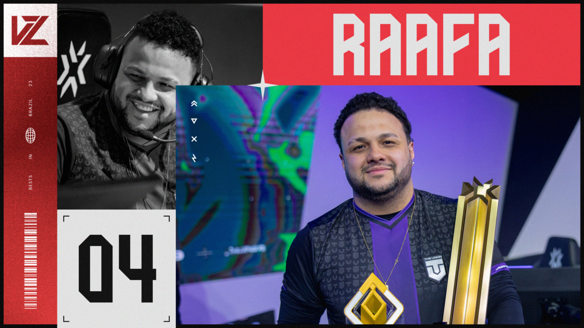 raafa é top 4 no VALORANT do Brasil