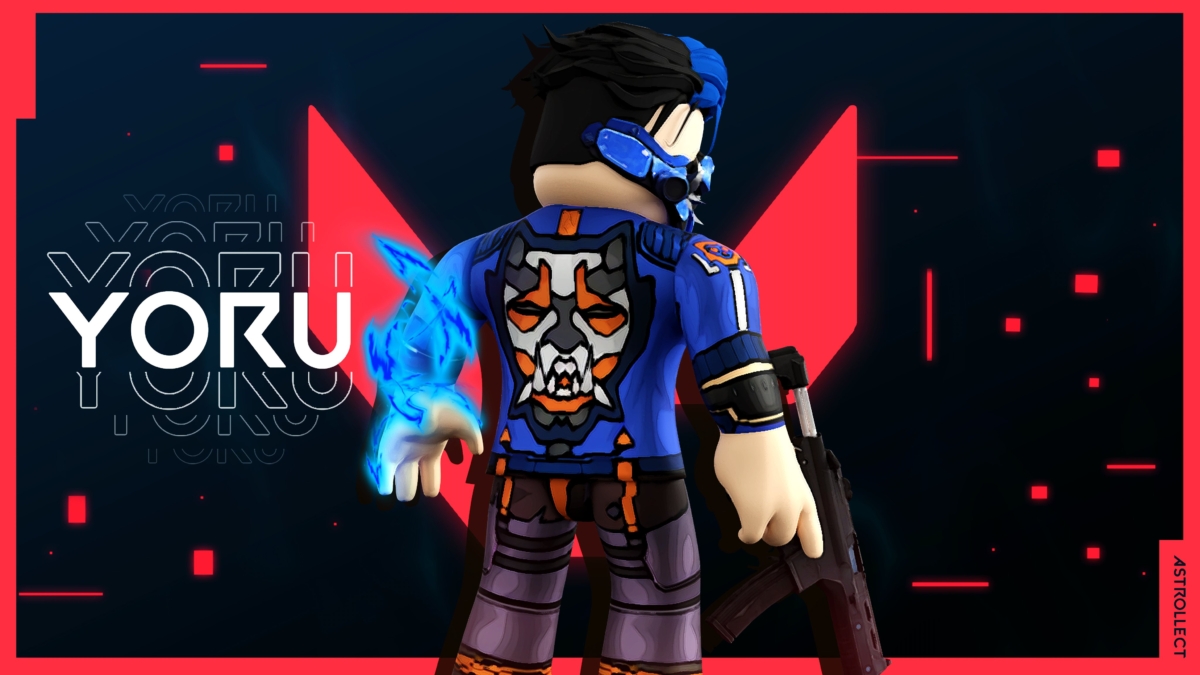 Yoru, do VALORANT, em sua versão do jogo Roblox