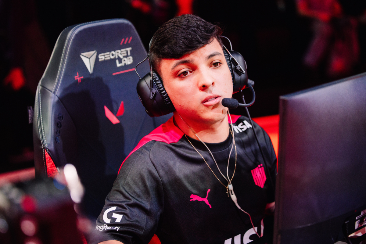 Heat, jogador da KRÜ, em estreia contra a FURIA no VCT 2024: Américas Stage 1