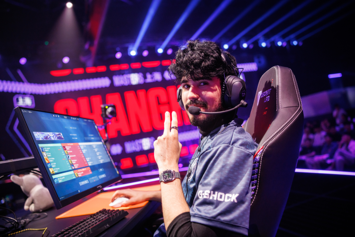 SHANGHAI, CHINA - MAY 24: Erick "aspas" Santos of Leviatán is seen during the VALORANT Masters Shanghai Swiss Stage Day 2 at the VCT CN Studio on May 24, 2024 in Shanghai, China. (Photo by Liu YiCun/Riot Games)