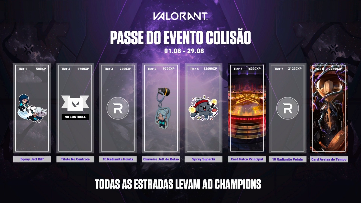 Passe de Evento Colisão no VALORANT