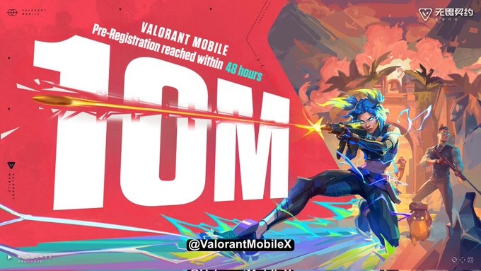VALORAT Mobile tem 10 milhões de pré-registros para o Beta Teste - VZone