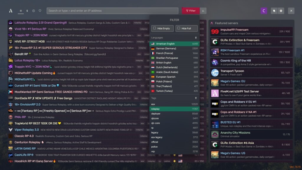 FiveM é necessário para jogar GTA RP