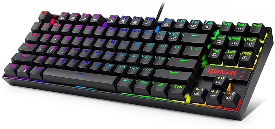 Teclado Mecânico Gamer Redragon Kumara RGB