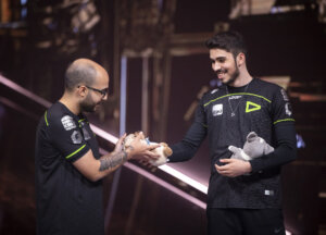 Gustavo Sacy Rossi (L) and Erick aspas Santos of LOUD seleção brasileira, VALORANT