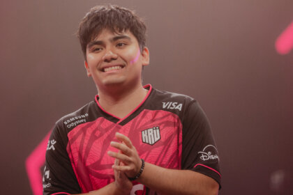 Shyy of KRÜ Esports is seen onstage at VCT Americas Stage 2