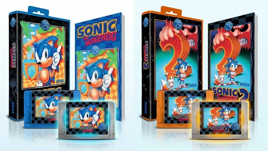 Sega, Sonic Cartuchos Sonic 1 e 2