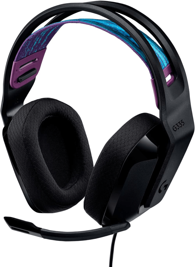 Headset Gamer Logitech G335, Conexão 3,5mm, Preto | com Almofadas com Espuma de Memória, Design Leve, para PC, PlayStation, Xbox, Nintendo Switch e Mobile