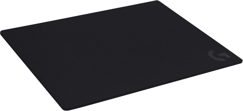 Mouse Pad Grande Logitech G740 | Otimizado para Jogos, de Tecido, com Base Antiderrapante, com Superfície de Atrito Moderado