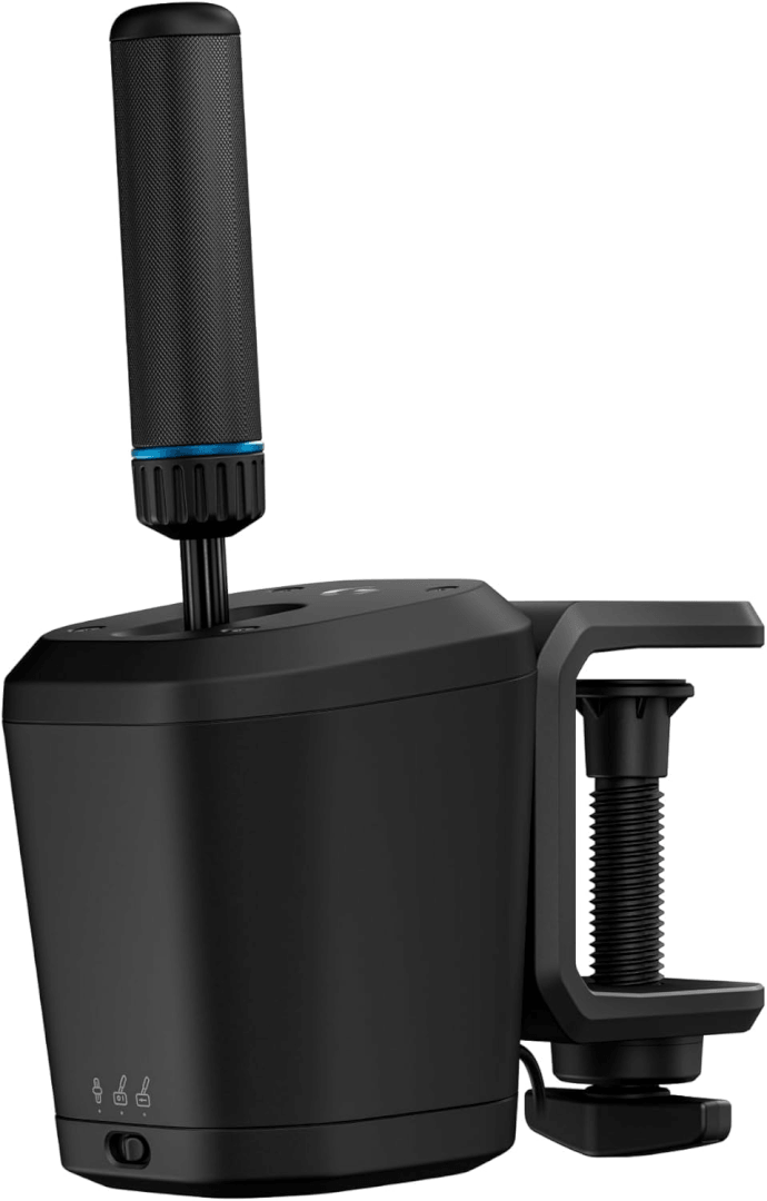 Câmbio e Freio de Mão Logitech G compatível com Volantes G29/G920/G923 | RS, com Suporte de Mesa, Alavanca de Altura Ajustável, para Playstation e Xbox Series X,S
