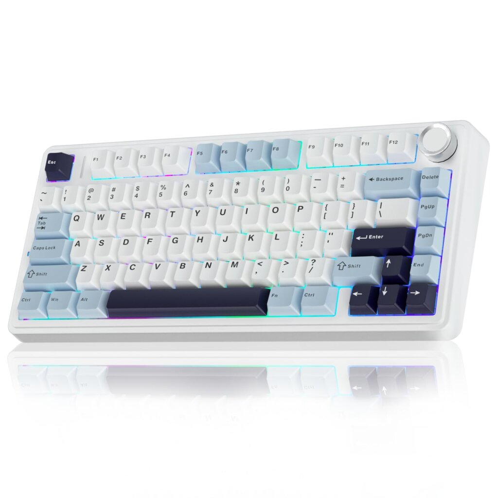 Teclado Mecânico Gamer Aula F75 com fio
