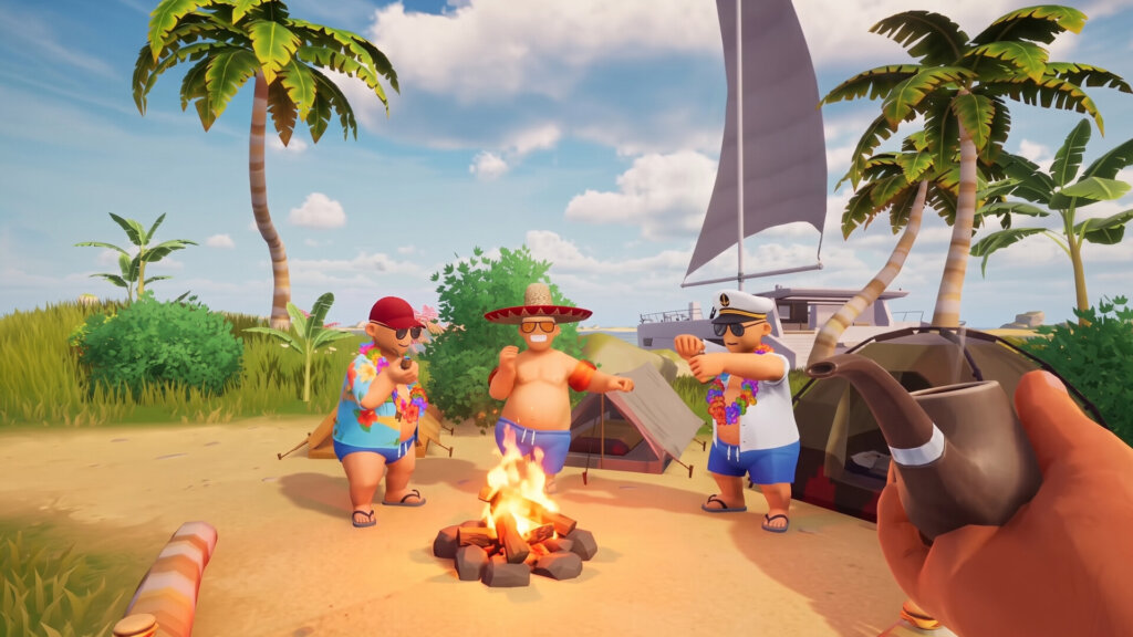 Jogadores exploram diversas aventuras em Mayday Vacay