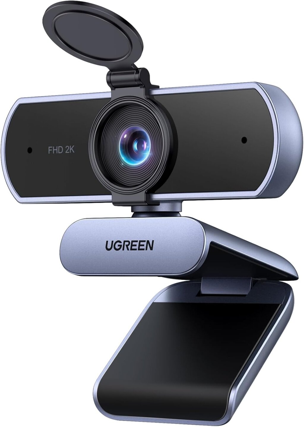 UGREEN Webcam 2K 30Hz QHD para PC Com Microfone Antirruído