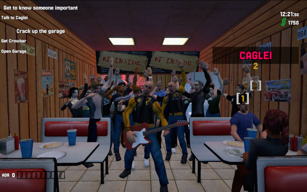 Rock Band Simulator deixa jogador assumir o controle de uma banda de Rock