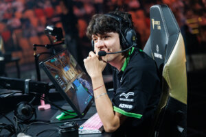 Darker of LOUD is seen onstage during VALORANT Champions Shanghai