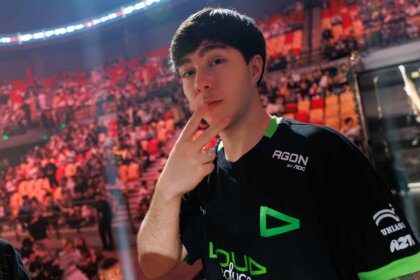 lukxo of LOUD is seen onstage during VALORANT Champions Shanghai