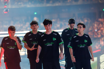 LOUD walk off stage during VALORANT Champions Shanghai Grand Finals